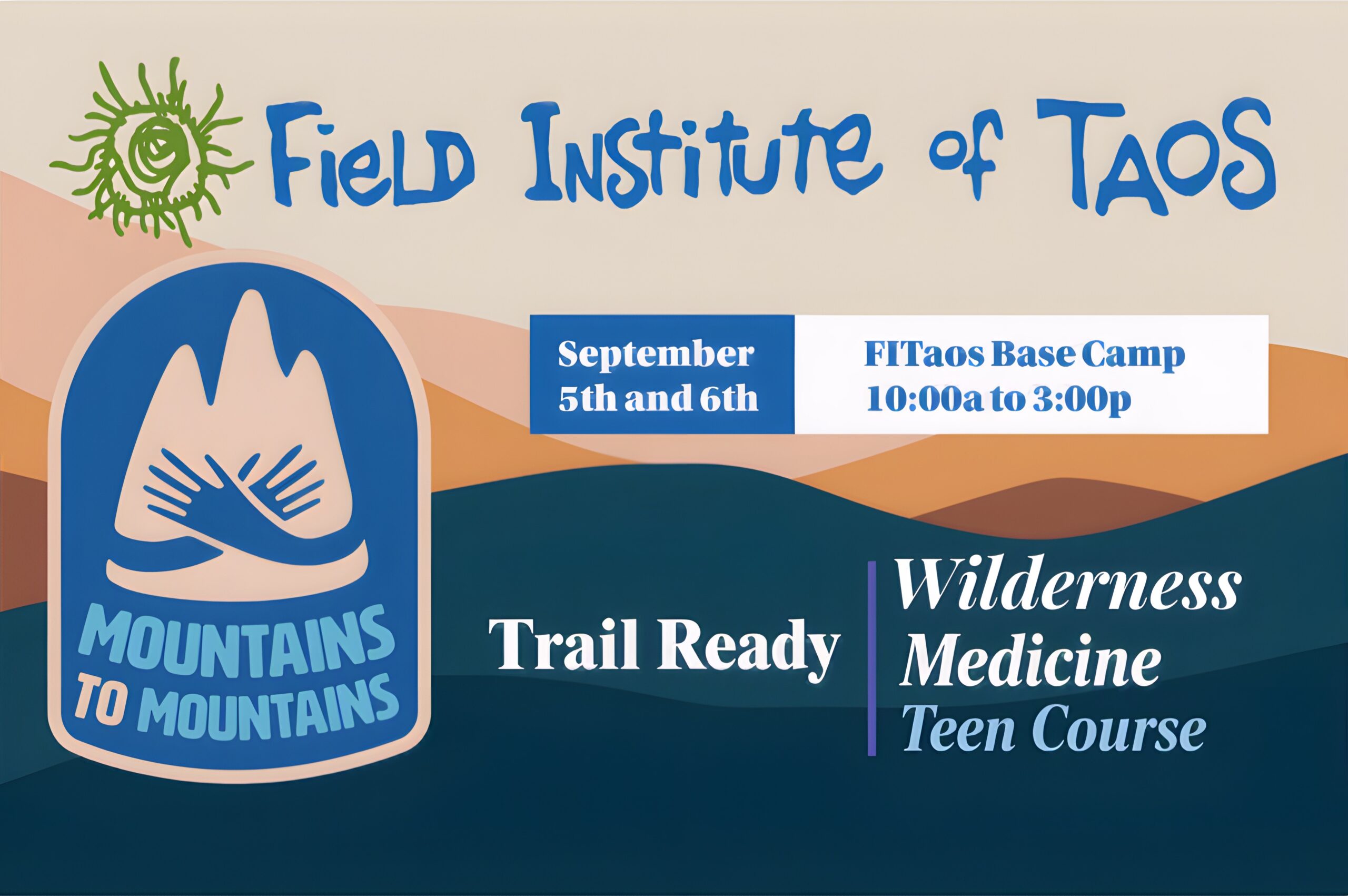 Picture for the Trail Ready: Wilderness Medicine Teen Course Event.