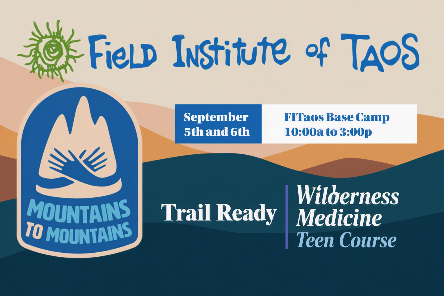 Picture for the Trail Ready: Wilderness Medicine Teen Course Event.